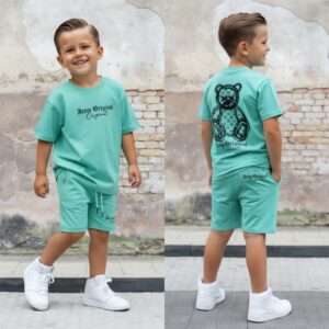 Icon Bear Original set mint voor jongens (104–164)