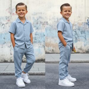 Blue Breeze Lounge Set – jongens 104/110 t/m 158/164