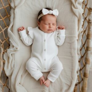 Little Adventure boxpakje rib wit