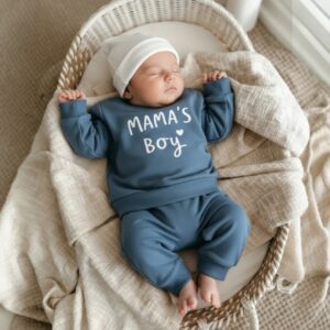 Jongens pyjama Mama’s Boy katoen – maat 56 t/m 110
