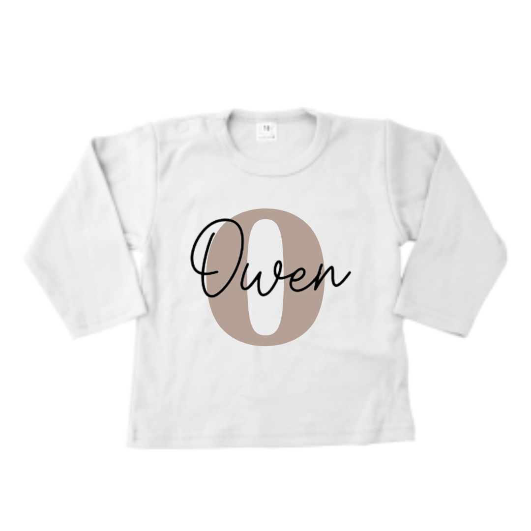 Little Adventure shirt naam letter - Afbeelding 6