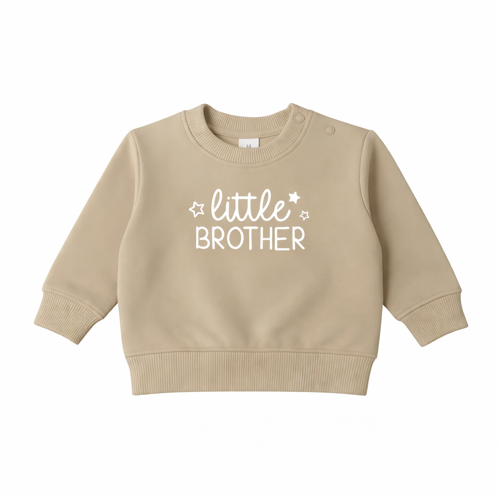 Jongens sweater Little Brother – lieve trui in meerdere kleuren maat 56 t/m 104 - Afbeelding 3