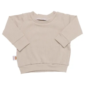 Little Adventure shirt big rib zand