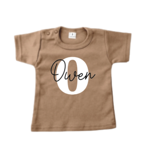 Little Adventure shirt naam letter