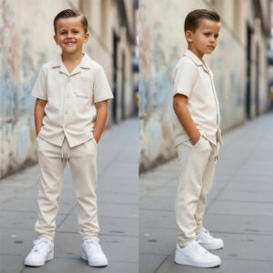 Sandstone Summer Lounge Set jongens Zomer lounge set 104/110 t/m 158/164