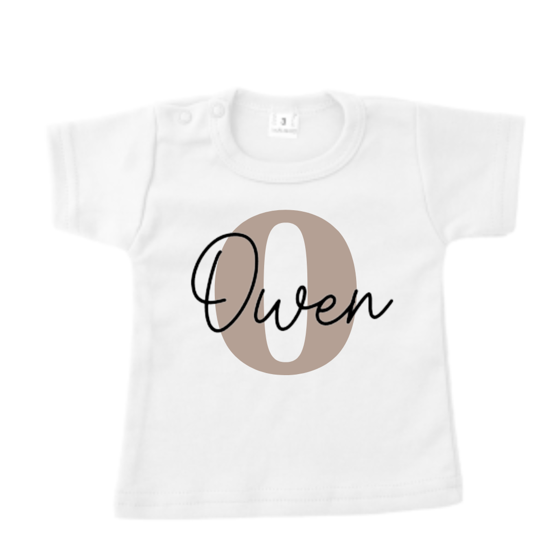 Little Adventure shirt naam letter - Afbeelding 3