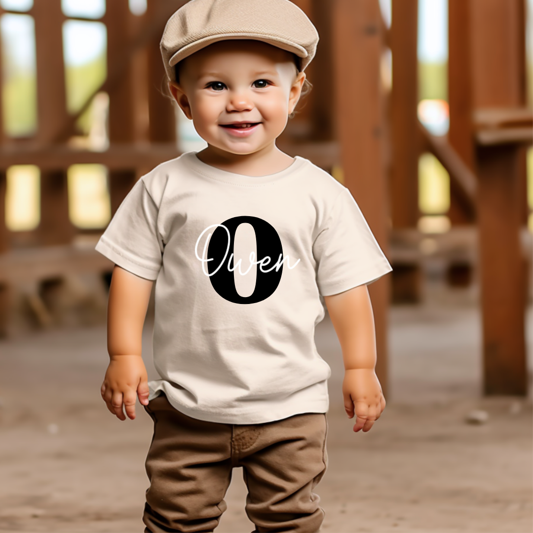 Little Adventure shirt naam letter - Afbeelding 2