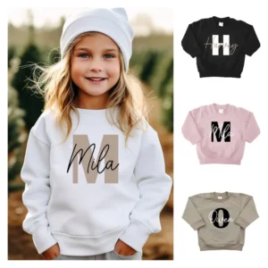 Little Adventure sweater naam letter