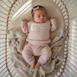 Unisex pyjama Sweet Dreams katoen – maat 56 t/m 110